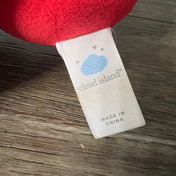 Cloud Island Smiling APPLE Stuffed Plush Toy 3.5" Soft Plush Stuffed Food Target - Picture 3 of 4